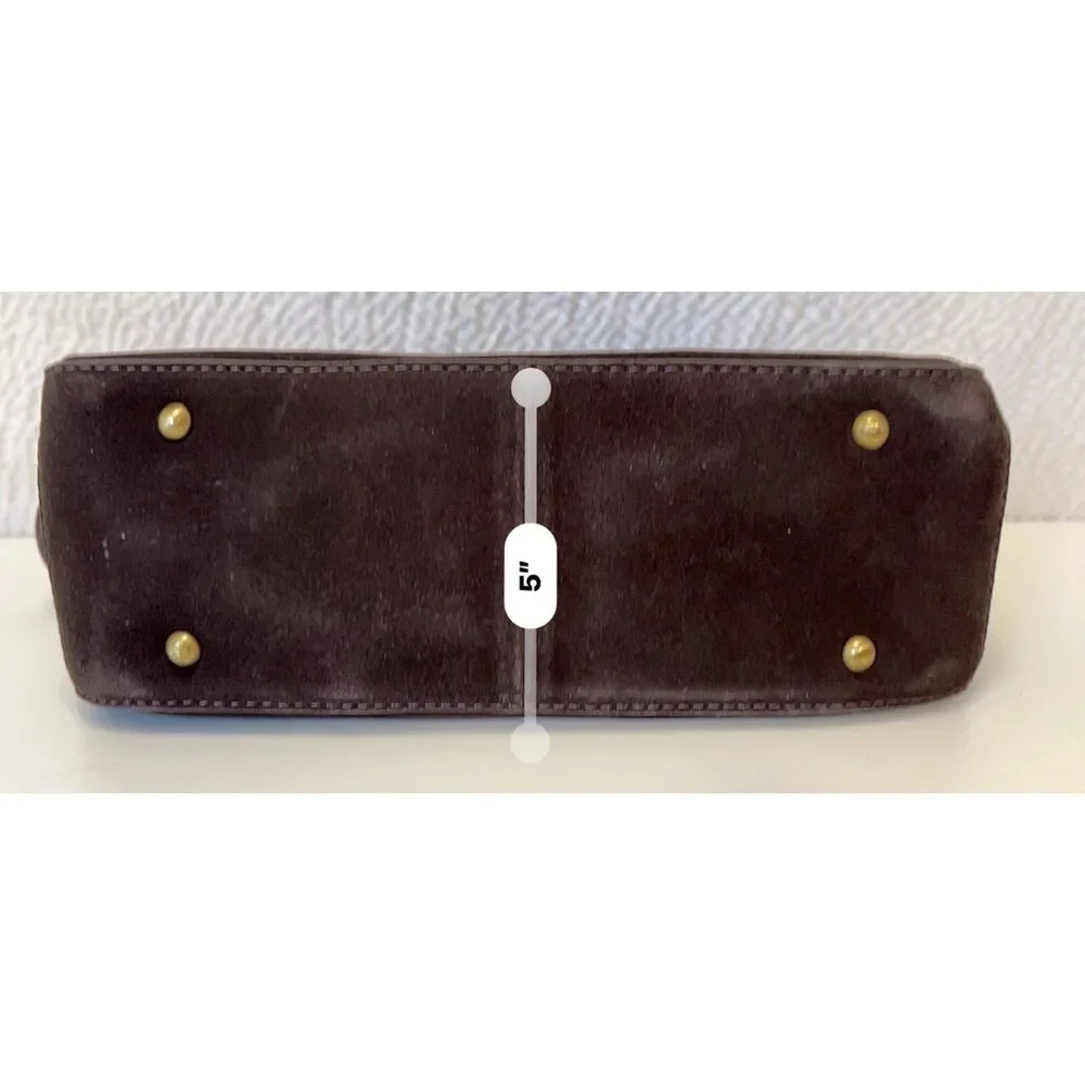 NWT Deep brown Italian leather/suede convertible crossbody